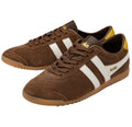 GOLA BULLET SUEDE TRAINER OTTER/ OFF WHITE / PALE GUM